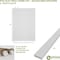 Ekena Millwork 94H x 5/8T Adjustable PVC Slat Wall Panel Kit w/ 2W Slats, Unfinished contains 22 Slats SWP66X94X0625UN - alternate 5